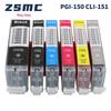 Compatível com Cartuchos de Tinta Canon Pgi150 Cli151 Cartuchos de Tinta para Impressora Ip7210 Mx921