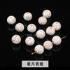 Jingdian Jewelry Estrella y Luna Cuentas Redondas Bodhi Cuentas Lisas Cuentas de Buda Pulsera DIY Cuentas Sueltas Accesorios para Collar para Hombre y Mujer Venta al por Mayor