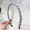 Malha antiderrapante Hairband Onda simples Elegante Headband Internet Celebridade Winding Moda Jóias All-match Bright Hair Card Headwear