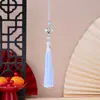 Pingente de Borla para Espada com Nó de Bambu Estilo Antigo Pingente de Bolsa DIY Nova Decoração Estilo Chinês Hanfu Pingente de Marcador de Página