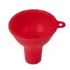 Embudo de silicona de boca ancha para el hogar para dispensar comida para bebés, aceite, vino, fórmula infantil, arroz y frijoles; embudo de cocina de boca ancha