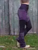 Ebay AliExpress wish2019 Pantalones Casuales Elásticos de Costura Viva Plegada de Otoño para Mujer Europeos y Americanos de Cintura Alta