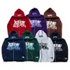 En Stock 2026 Nuevo Sudadera con Cremallera y Estampado de Letras de Espuma Estilo Callejero Hip-Hop Europeo y Americano para Adolescentes Ropa Casual
