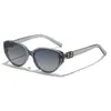 Óculos de Sol de Moda Populares para Mulheres, Óculos de Sol Cat-Eye Antirreflexo Tendência para Homens, Óculos de Sol Grandes Personalizados Retrô