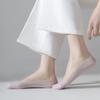 Calcetines de Verano Finos para Mujer Tipo Barco, Calcetines Invisibles de Malla Baja, Calcetines Huecos Transpirables Antideslizantes para Usar con Zapatos Planos, Calcetines Cortos de Seda de Hielo