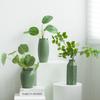 Shumen Jarrón Decorativo de Cerámica Vintage para Flores Secas Hidropónico Sala de Estar Arreglo Floral Pasillo Mueble de TV Lujo Ligero Decoración de Alta Gama