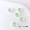 Little Red Book TikTok Hot Luminous Mocha Protein Love Fat Square Diamond K9 Crystal Diamond Nail Art Jóias Light Luxury Style