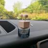 Frasco de Perfume para Carro Preto Degradê Frasco de Fragrância Dividido Transfronteiriço Aromaterapia para Saída de Ar Frasco Pingente Enfeites Acessórios para Carro