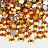 Rhinestones Redondos Planos Serie Roja al por Mayor para Uñas Artísticas DIY Accesorios de Rhinestone de Cristal