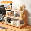 Prateleira de Armazenamento para Mesa Suporte para Copos para Mesa de Jantar Bancada Estação de Trabalho Copo de Água Xícara de Café Conjunto de Chá Suporte Pequeno para Copos na Mesa
