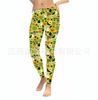 Leggings de primavera y otoño 2022 para mujer, pantalones de yoga con estampado digital 3D creativos de Halloween, leggings de una pieza