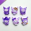 Fantasia de Desenho Roxo Pequeno Luo Acessórios de Resina Cola Creme Ímãs de Geladeira DIY Capa de Celular Acessórios para Grampo de Cabelo Chaveiro