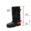 Botas Soltas com Aumento Interno de Altura, Botas Cano Médio Emagrecedoras para Mulheres, Novas Botas Western Estilo Britânico Retrô com Fivela para Outono e Inverno de 2026