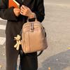 Mochila Feminina 2022 Nova Mochila Fashionável Feminina Cor Sólida Tendência Feminina 2022 Mochila Pequena Feminina Verão
