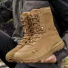 47 botas de combate talla grande, botas tácticas de entrenamiento marrones, botas de combate con cordones para hombre, botas de combate de gamuza, zapatos para senderismo y montañismo, botas de seguridad