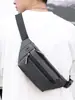 Riñonera de Comercio Exterior Bolso de Pecho para Hombre Bolso Cruzado Casual Bolso de Hombro Pecho Simple Trendy Deportivo al Aire Libre con Logo Imprimible