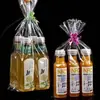 Al por mayor en stock 20*30 Estilo Arte Latte 100 Piezas Corte en Caliente Bolsa Transparente Opp Bolsa de Regalo Desechable de Plástico para Arte Latte