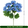 Flores Artificiales Transfronterizas, Ramo Pequeño de Cinco Ramas, Pensamientos, Arreglos Florales, Decoración del Hogar, Adornos Pequeños, Flores Artificiales Falsas al por Mayor