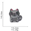 Patches bordados de animais fofos de desenho animado da floresta, adequados para roupas e bolsas infantis, patches termocolantes, disponíveis para atacado