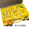 Caja de Señuelos al por Mayor Doble Cara Portátil Fábrica al por Mayor Herramientas de Pesca Accesorios para Equipo de Pesca Plástico Gran Capacidad