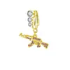 Pistola para perforar ombligo con 3 diamantes Clip para ombligo incrustado con diamantes Anillo para ombligo sin perforación Comercio electrónico transfronterizo europeo y americano al por mayor en stock