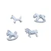 Productos del Año Nuevo del Caballo: Decoraciones para Uñas de Aleación Zodiaco Caballo de la Suerte, Decoraciones DIY para Uñas "Hazte Rico al Instante"
