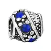 Panjia Nova Quente Diamante Azul Borboleta Amor Quadrado Diamante Salto Alto Miçangas DIY Pulseira Colar Acessórios Lote