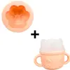 Bandeja de Hielo Animales Molde de Pastel de Arroz de Silicona Taza de Pudín Taza de Mousse para Helado Molde de Helado de Oso Taza de Gelatina Bandeja de Hielo