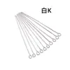 DIY Hecho a Mano con Cuentas Aguja de Nueve Caracteres Aguja Plana Aguja para Perforar Aguja para Joyería Material para Collares Pulseras Aretes Accesorios para Joyería
