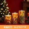 Luz de Vela LED Navideña, Vela Digital Simulada, Decoración de Fiesta de Cumpleaños, Luz Nocturna de Atmósfera Recargable para Exteriores con Control Remoto
