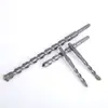 Broca cuadrada para martillo percutor eléctrico broca cuadrada cuatro huecos martillo eléctrico broca de aleación hormigón a través de la pared Broca de impacto para pared