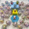50mm Gashapon Sino Bola Gashapon Céu Colorido Máquina de Jogo de Presente Gashapon Brinquedo Bola Totalmente Transparente Colorida