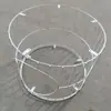 Estructura cilíndrica para trepar gatos con malla de hierro, Jaula redonda de malla metálica, Jaula de hierro para mascotas de forma especial, Soporte de malla de alambre, Jaula de rejilla