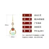 Pendientes Estilo Palacio para Mujer, Cuentas de la Fortuna, Pendientes de Jade Imitación, Accesorios Estilo Chino Hanfu Qipao, Pendientes, Venta al por Mayor y Dropshipping
