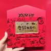 2026 Oro Puro 999 Día de la Madre Día del Padre Feliz Cumpleaños Billete de Oro Certificado de Excelencia en Oro Paquete Rojo Dorado Regalo