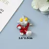 Acessórios de resina de desenho animado do Ultraman para DIY com cola creme, capa de celular, estojo de papelaria, pingente, grampo de cabelo, brinquedos infantis