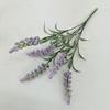 5 cabezas de espuma de lavanda simulación de grano de trigo flor de arroz ramo de flores salvia decoración del hogar planta de simulación planta verde