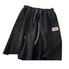 2025 Pantalones Nuevos de Verano para Hombre y Mujer Estudiantes Pantalones Holgados Adelgazantes de Seda Helada Estilo Coreano Ins Estilo Hong Kong Pantalones hasta la Rodilla