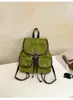 Mochila retrô de grande capacidade com múltiplos bolsos para comércio exterior, bolsa de ombro casual nicho para o dia a dia, bolsa tote estilosa para viagem