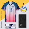 Nuevo Conjunto de Uniforme de Voleibol para Estudiantes Mujeres, Secado Rápido y Transpirable, Uniformes de Equipo de Entrenamiento y Competición de Manga Corta para Hombres, Maillots de Voleibol Transpirables, Personalizado