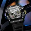 Explosiones de AliExpress ONOLA Transmisión en Vivo de TikTok Reloj Multifuncional Impermeable para Hombre Correa de Silicona Deportivo de Cuarzo para Hombre