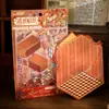 Adesivos de Cenário 3D Mr. Paper Série Casa com Luz Quente Adesivos de Cena de Casa Original Adesivos para Material de Diário