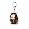 Llavero Acrílico de Kimetsu no Yaiba Colgante de Kimetsu no Yaiba Kamado Tanjirou Nezuko Diseño Original Accesorios para Mochila