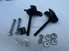 Accesorios Pequeños para Go-Kart de Cuatro Ruedas con Perfil de Aluminio, Vehículo de Playa, Portamangueta de Dirección, Eje de Dirección Delantero, Espesor 12 mm/10 mm