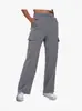 Calças de Trabalho Outono/Inverno 2025 para Mulheres, Calças Esportivas Casuais Americanas, Novas Calças Retas de Cintura Alta Emagrecedoras, Perna Larga, Soltas