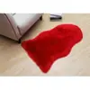 Alfombra de Felpa, Pelo Largo, Felpudo de Forma Irregular, Alfombra para Sala de Estar, Dormitorio, Mesita de Noche, Forma de Lana Artificial