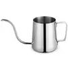26 Anos Novo Modelo Cafeteira Manual Cross-Border de Aço Inoxidável com Alça para Uso Doméstico e Comercial, Cafeteira com Bico Longo e Filtro Atacado