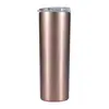 Taza Termo Recta de Acero Inoxidable de 20 oz con Impresión por Teñido al Aire, Taza de Café Delgada, Personalizable con Logo, Venta al por Mayor