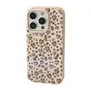Funda Retro Corazón Estampado Leopardo Adecuada para Apple 17, iPhone 16 Cobertura Completa, 18 Pro Max Personalizada, 13 Funda Suave al por Mayor