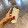 Copo de Água Exquisito de Aço Inoxidável 304 de Alta Qualidade, Estilo Celebridade da Internet, Alto Valor Estético, Copo Reto com Cravação de Diamantes, Mini Venda Quente Transfronteiriça Direto da Fábrica